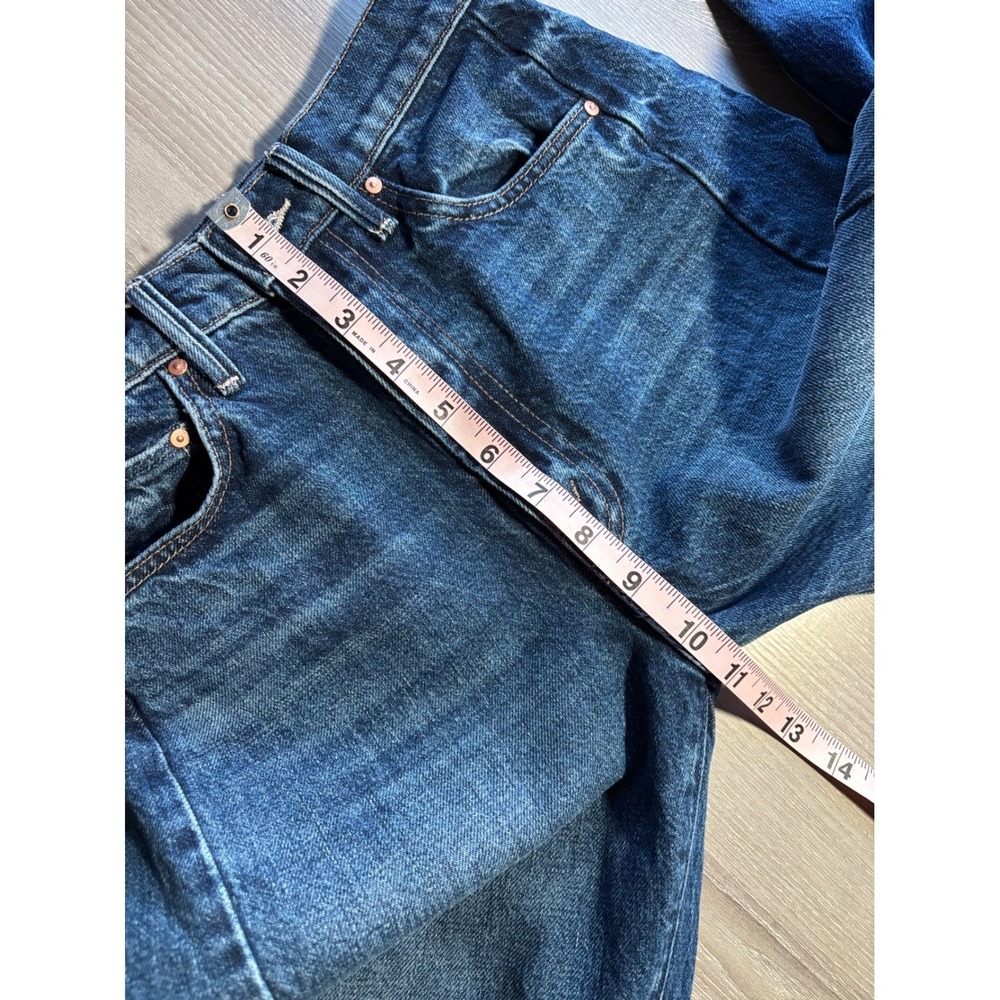 Mother Superior 24 Lil' Half-Pipe Ankle Jeans Wide Barrel Leg Denim Baggy Street - Picture 12 of 14